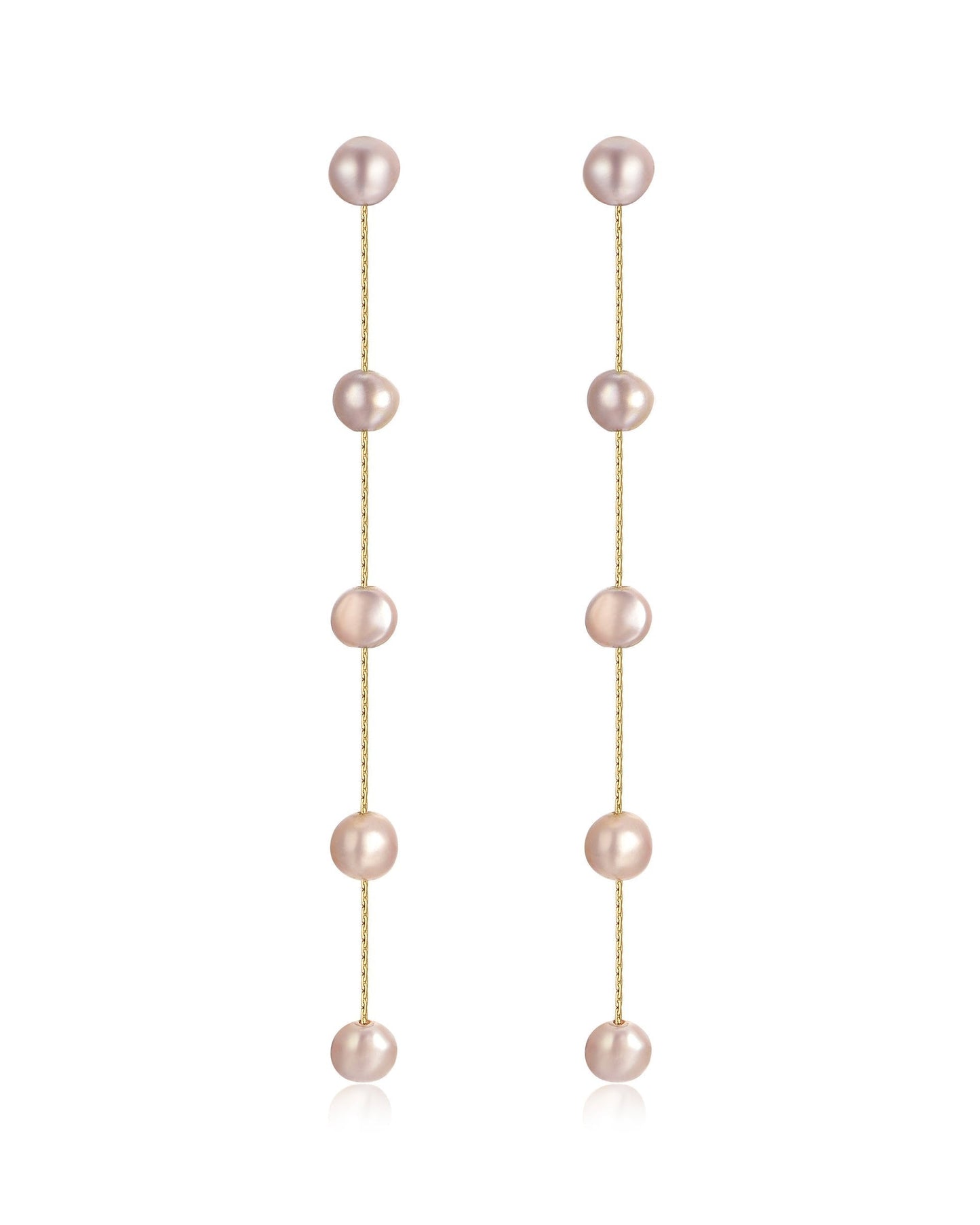 Dripping Pearl Delicate Drop Earrings