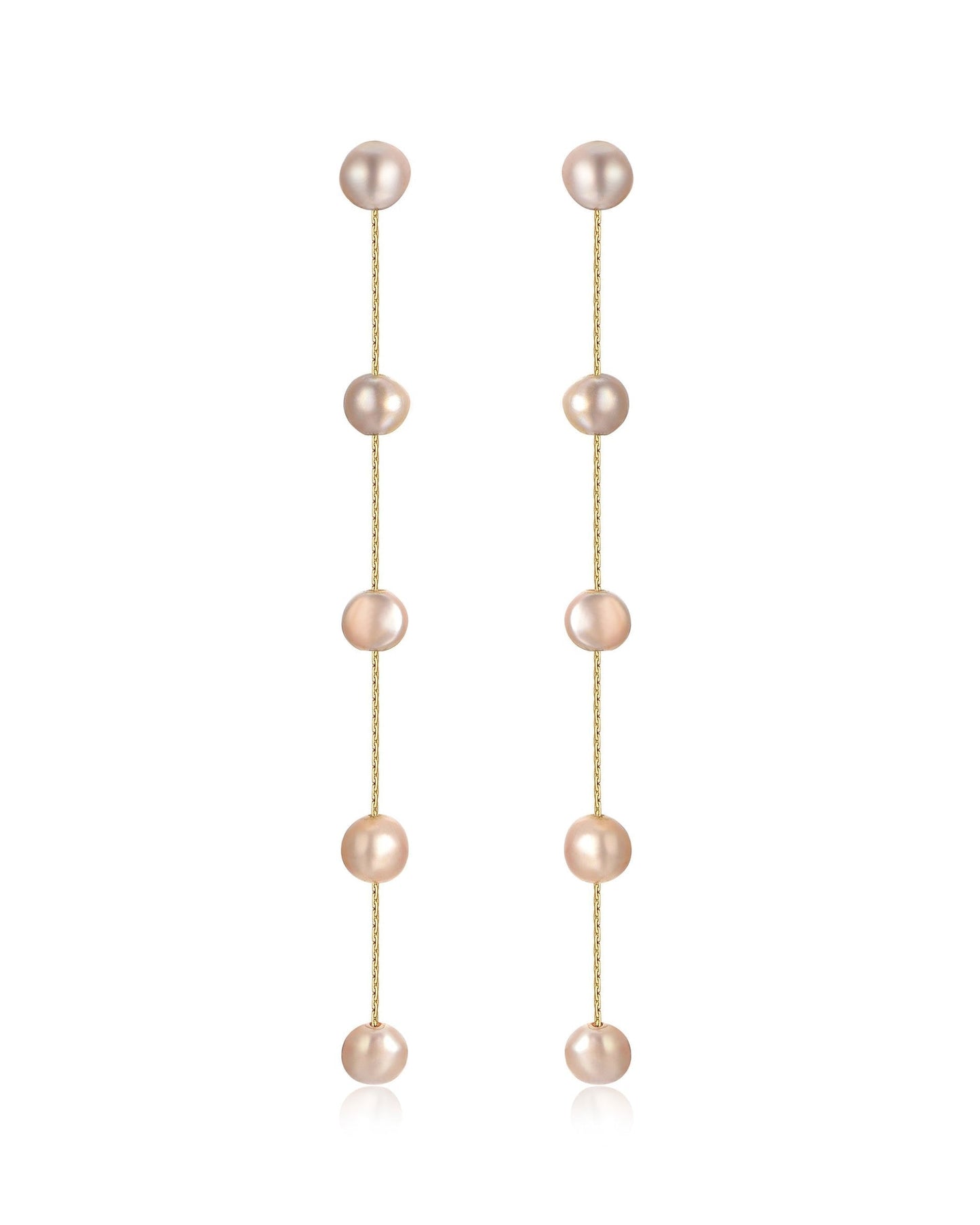 Dripping Pearl Delicate Drop Earrings