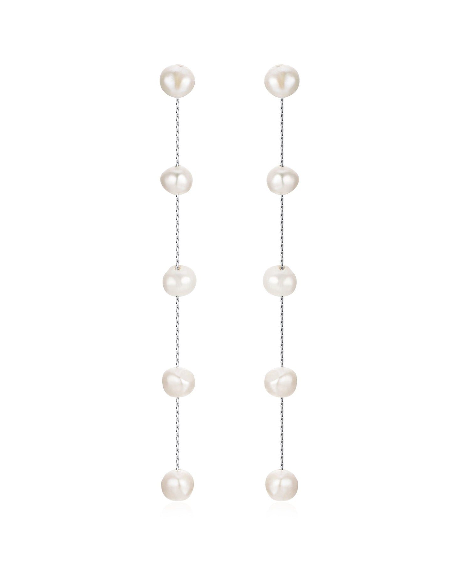 Dripping Pearl Delicate Drop Earrings