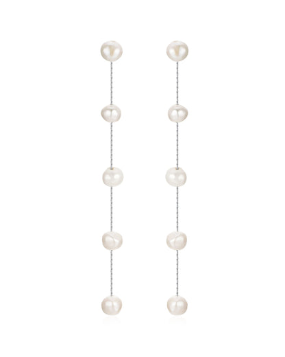 Dripping Pearl Delicate Drop Earrings