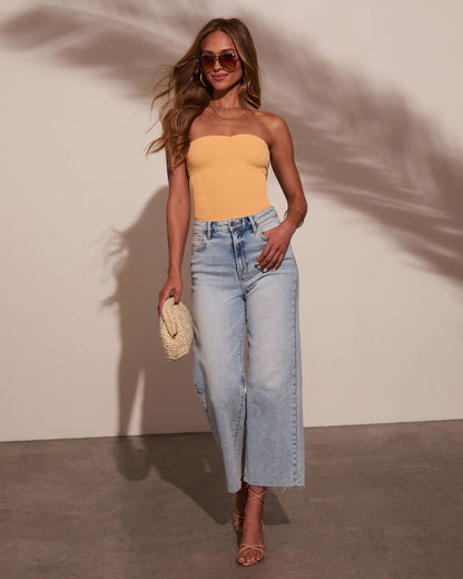 Chill Days Ribbed Tube Top