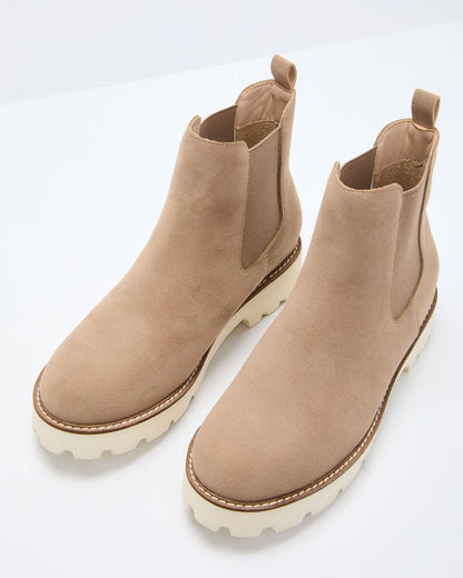 Cecilie Suede Ankle Boots