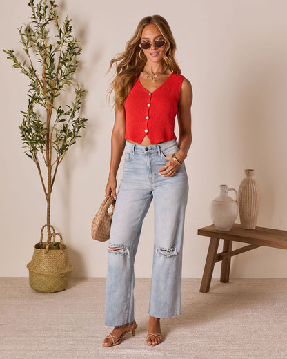 Close to Me Knit Vest Top