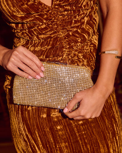 First Toast Embellished Clutch