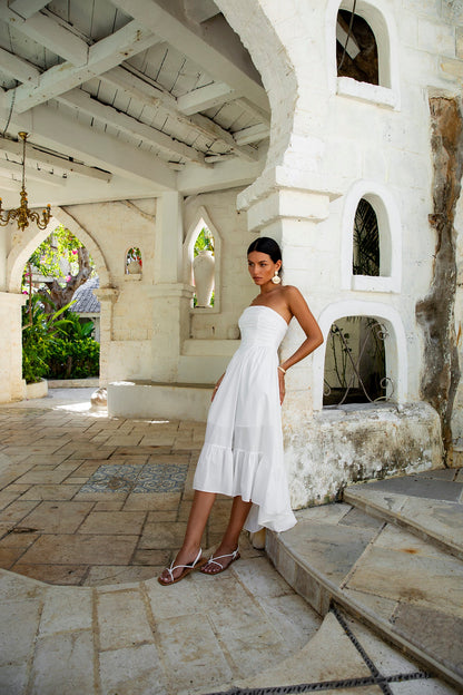 Love In The Summer Maxi Dress White