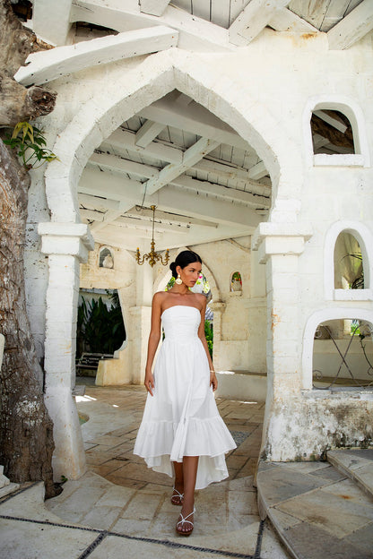 Love In The Summer Maxi Dress White