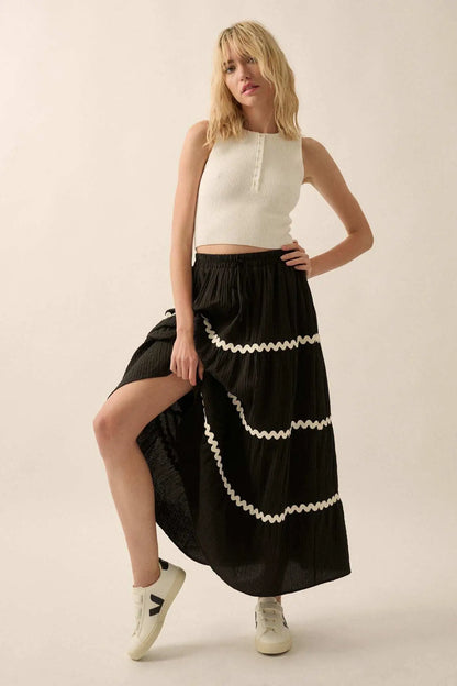 Shaper Fit Cropped Rib-Knit Sleeveless Henley Top