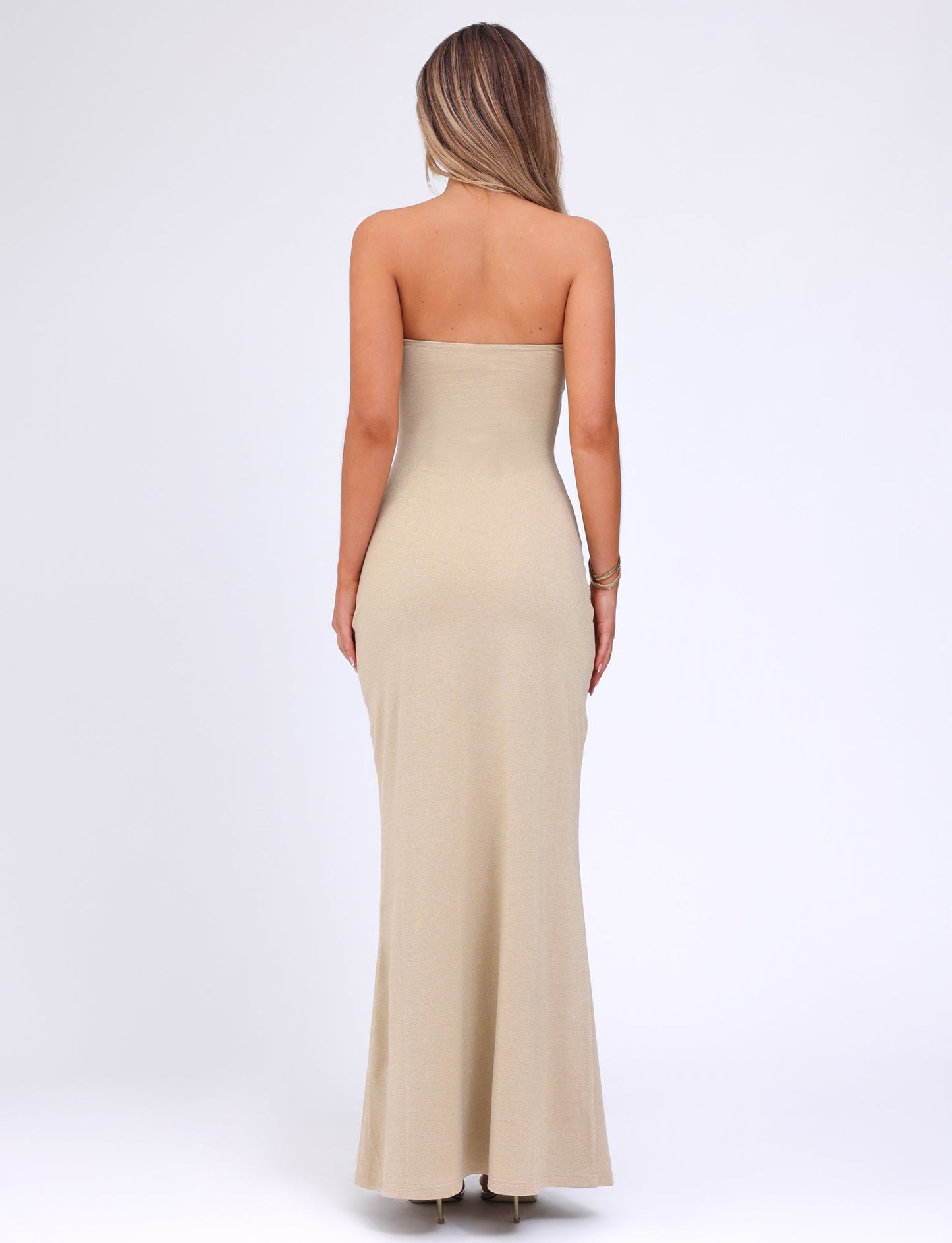 CECILY MAXI DRESS - GOLD