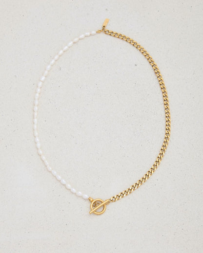 FRESHWATER PEARL ANGEL NECKLACE