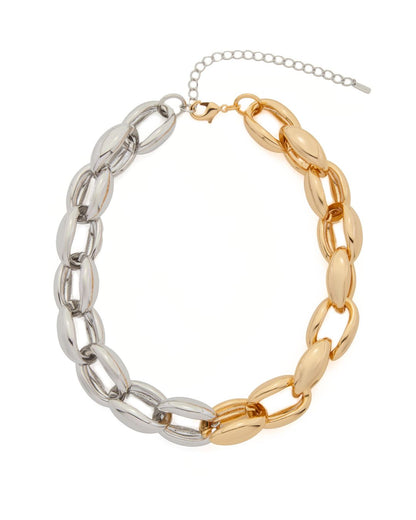 GENEVIEVE NECKLACE MIXED METAL