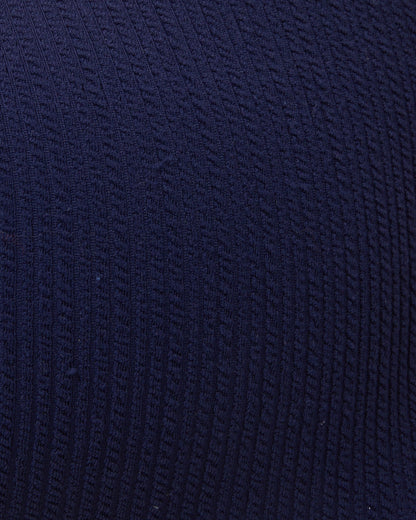 Gina Top In Navy Texture