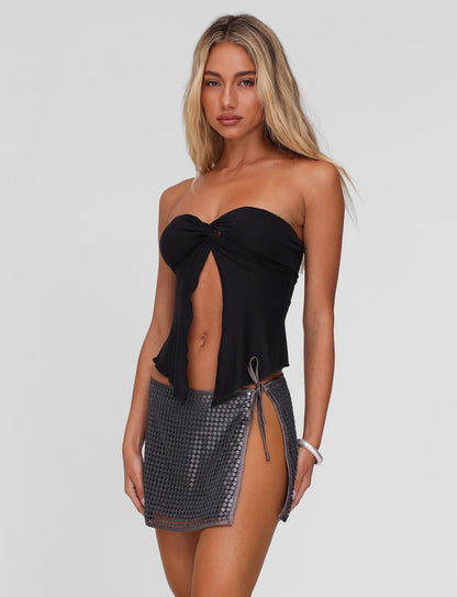CHARMAINE TOP - BLACK
