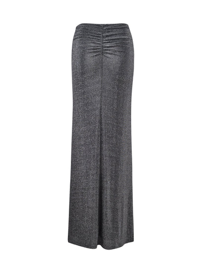 DAISIE SKIRT - BLACK : BLACK SHIMMER