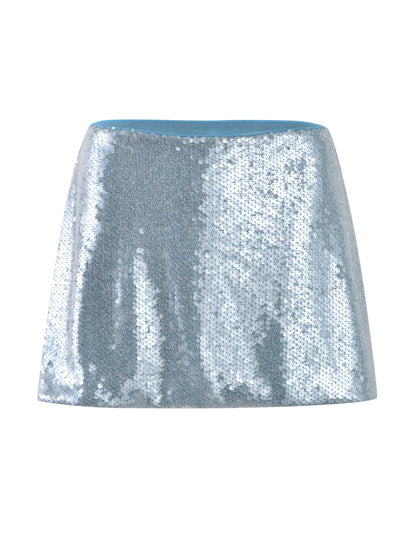 ILYANA SKIRT - BLUE : POWDER BLUE
