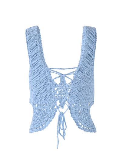 AZADI TOP - BLUE : BABY BLUE