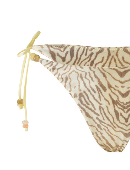 FINLEA BIKINI BOTTOM - YELLOW : ZEBRA