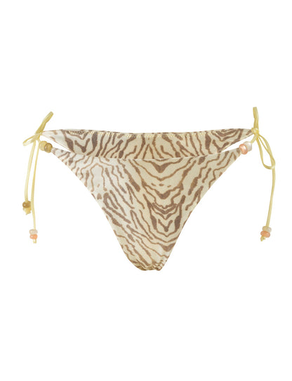 FINLEA BIKINI BOTTOM - YELLOW : ZEBRA