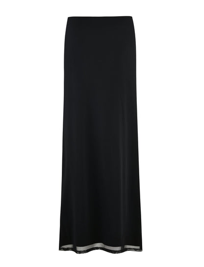 DEANNA MAXI SKIRT - BLACK