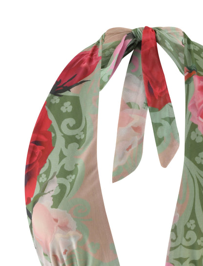 FLORIAN TOP - MULTI : MACRO FLORAL : SUMMER ROSE