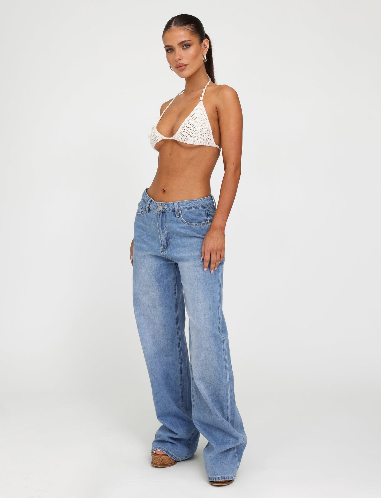 AVEREE JEAN - BLUE : MID WASH