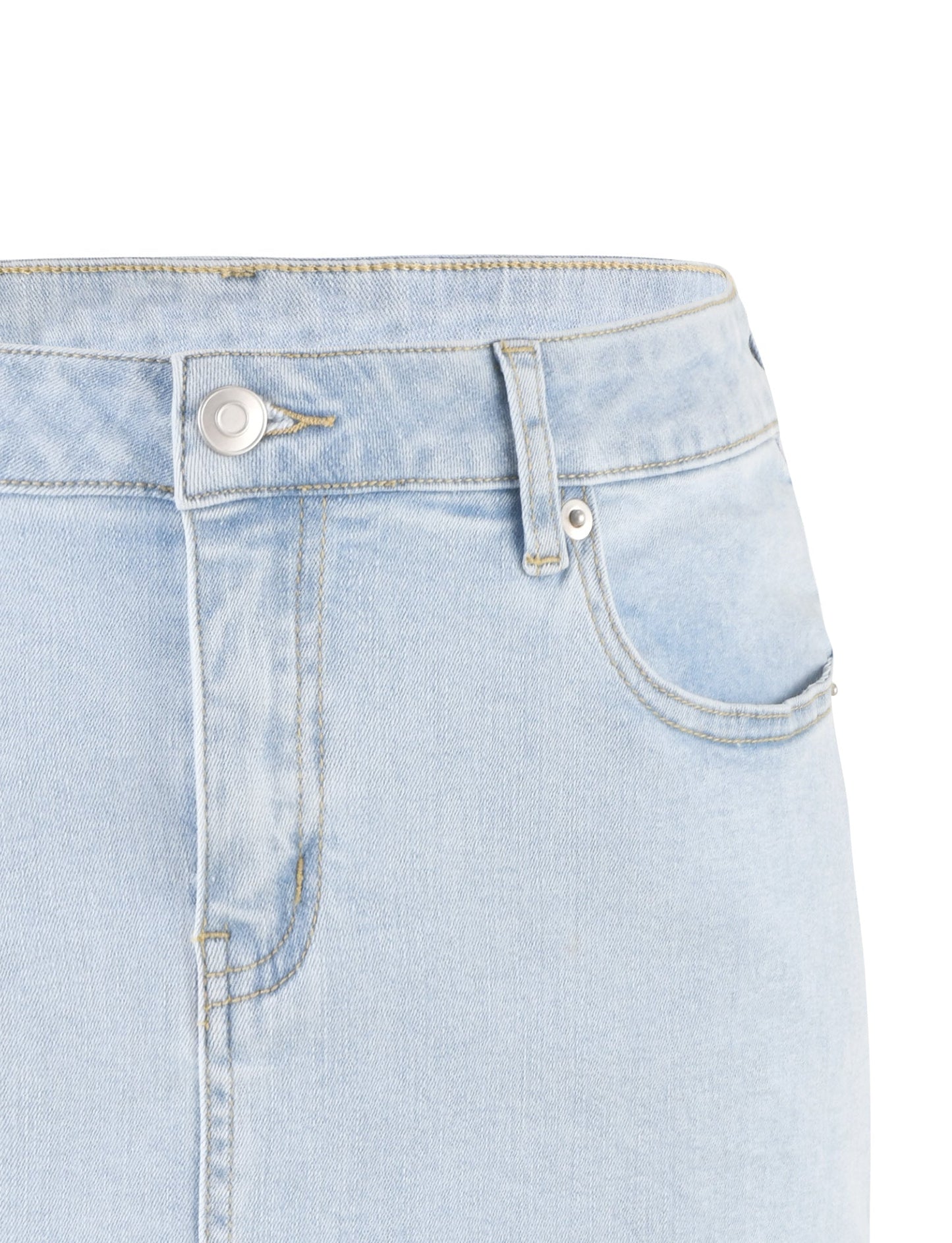 AMAYA MINI SKIRT - BLUE : LIGHT WASH