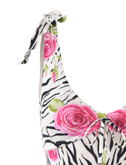 BRYNNE DRESS - MULTI : ZEBRA