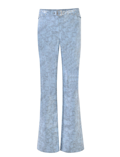 EMERSYN PANT - BLUE : DUSTY BLUE