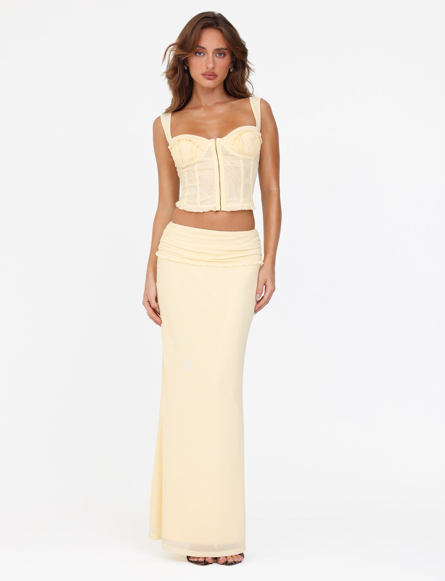 GINNY TOP - YELLOW : LEMON
