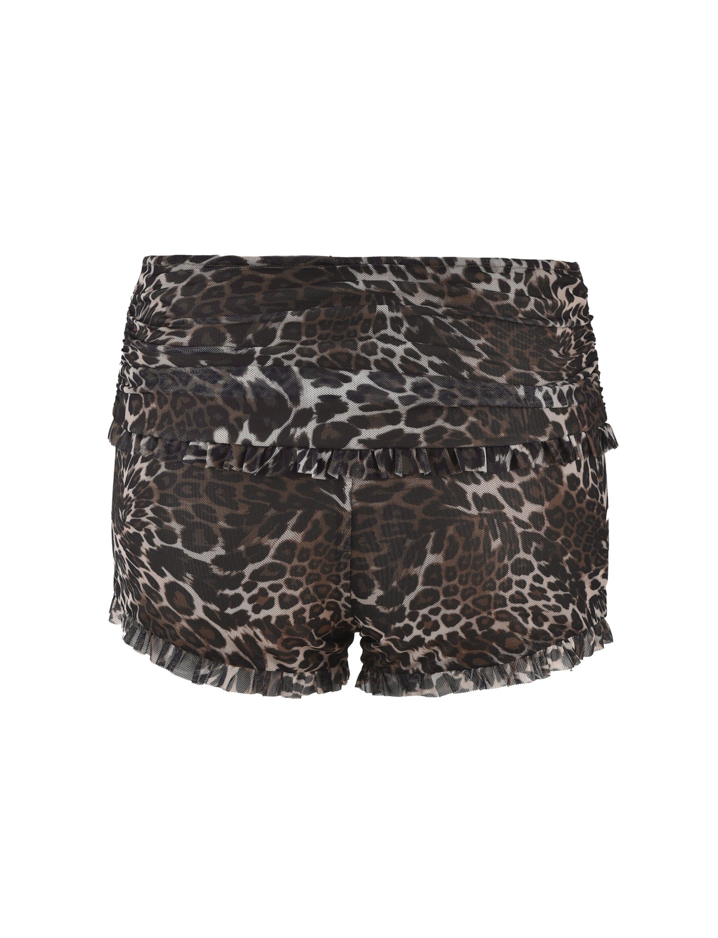 GINNY SHORT - NEUTRAL : LEOPARD
