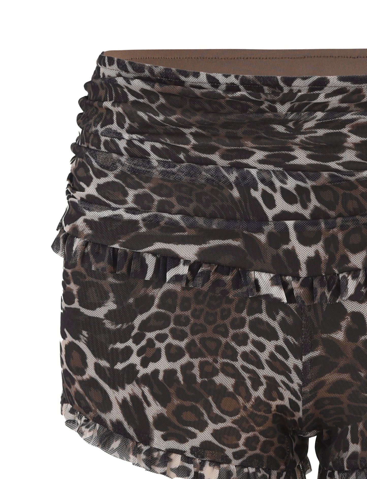 GINNY SHORT - NEUTRAL : LEOPARD