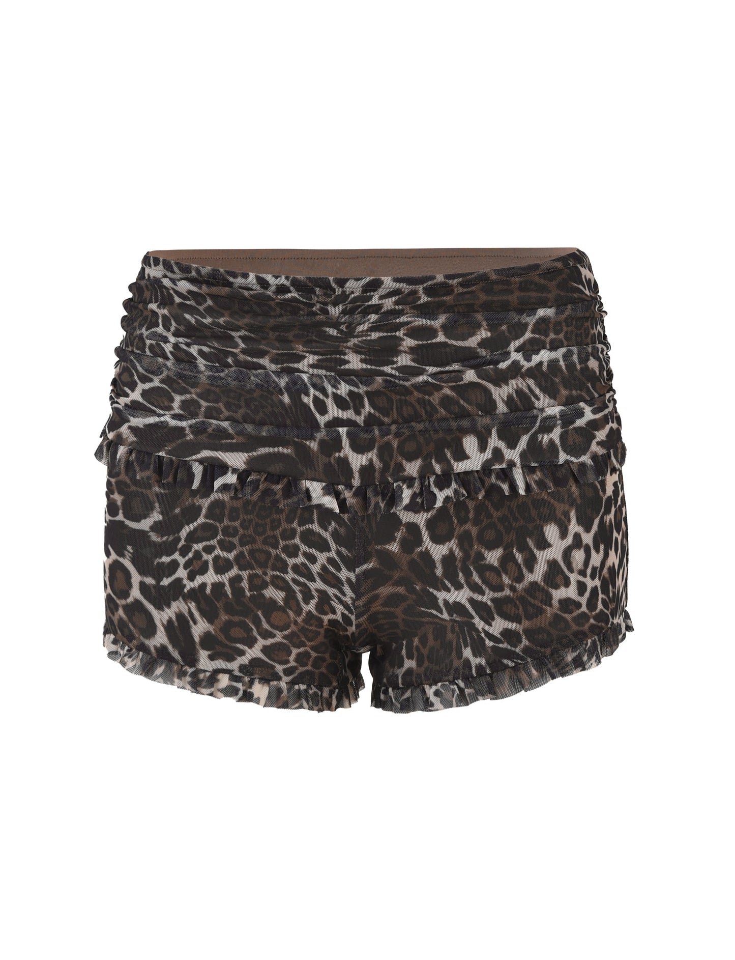 GINNY SHORT - NEUTRAL : LEOPARD