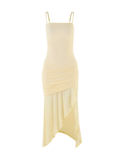 COVE MIDI DRESS - YELLOW : BUTTER