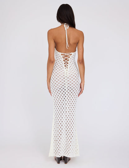CIARAN DRESS - WHITE