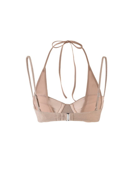 ELLISON BIKINI TOP - GOLD