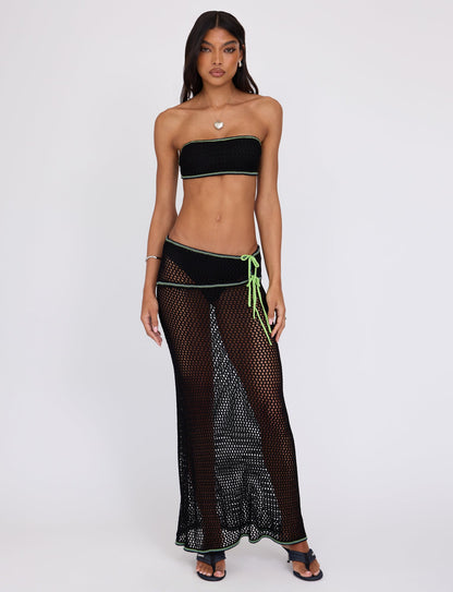 AZARIA SKIRT - BLACK