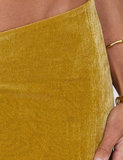 HARLOWE SKIRT - GOLD