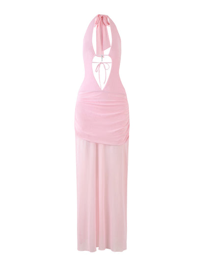 ESHA MAXI DRESS - PINK : BABY PINK