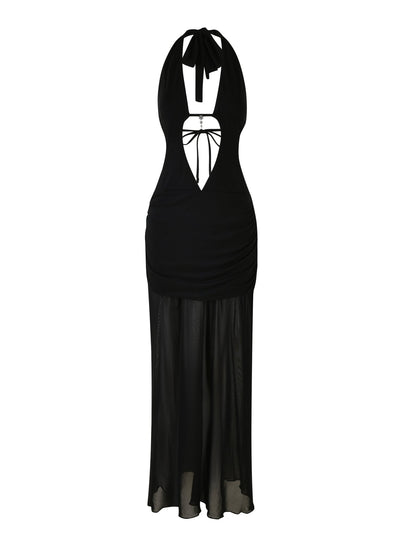 ESHA MAXI DRESS - BLACK
