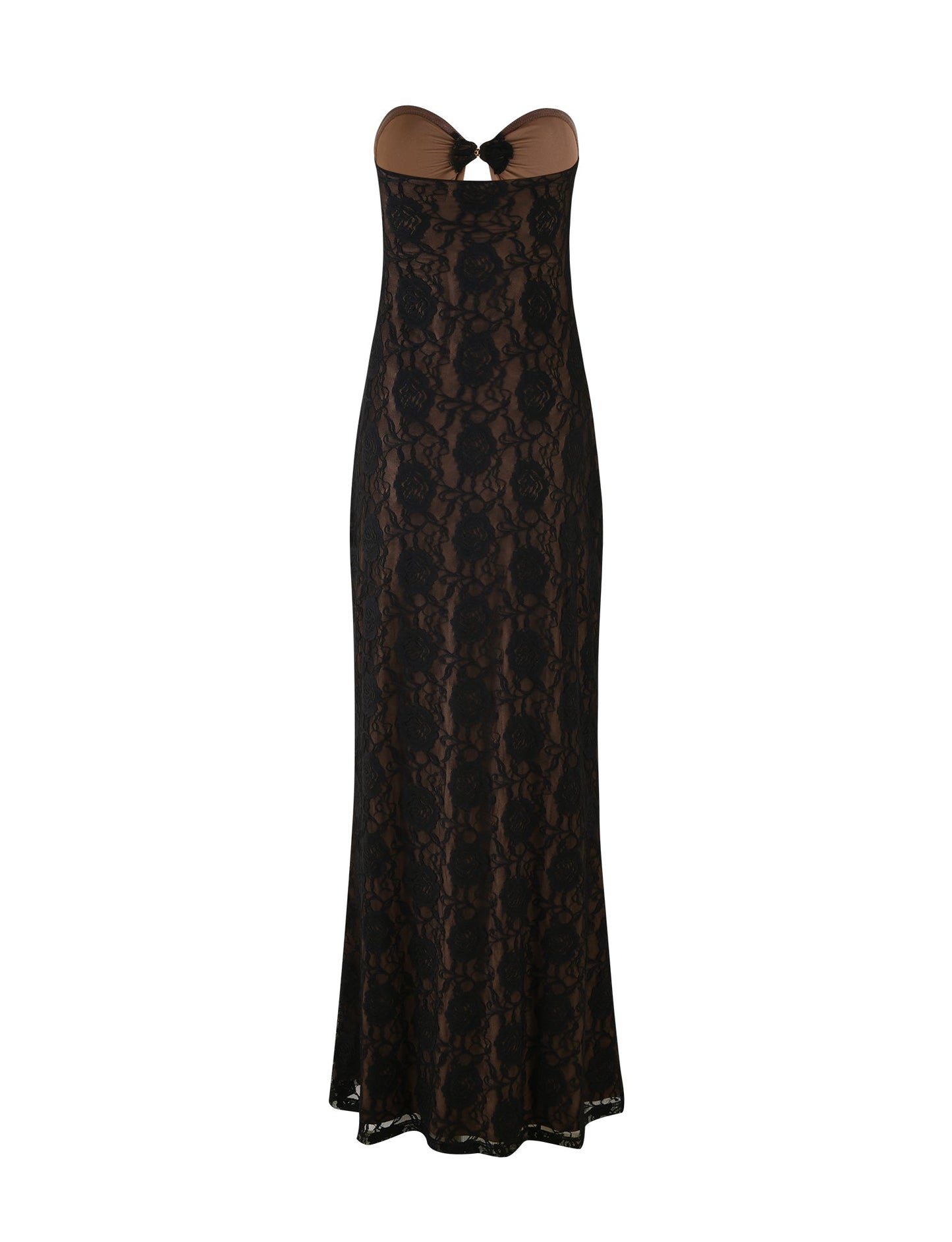 CECILY LACE MAXI DRESS - BLACK