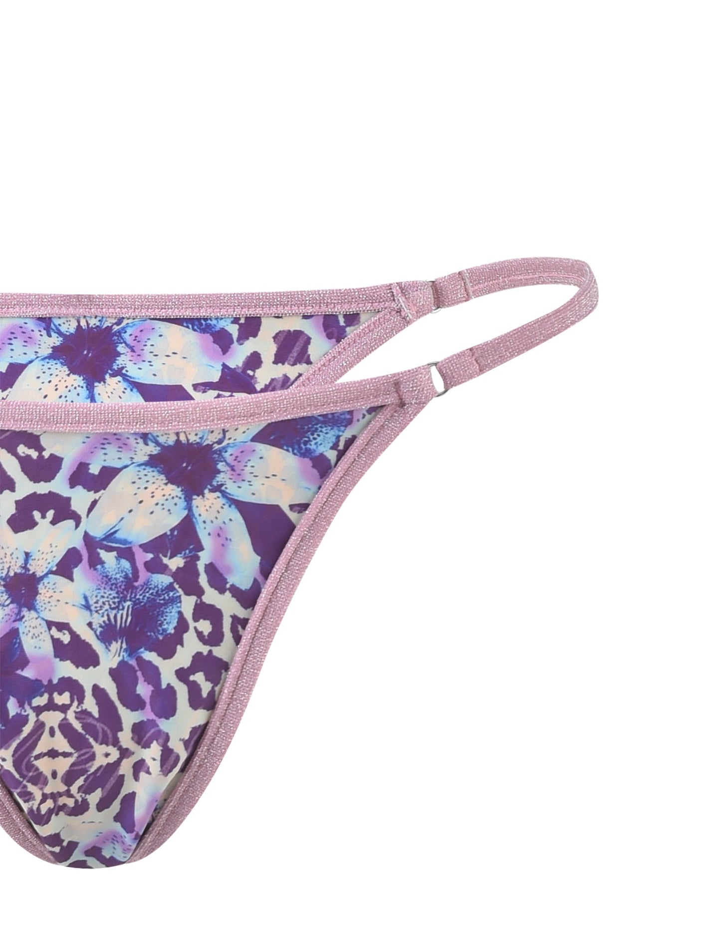 DIANA BIKINI BOTTOM - BLUE : BY POPPY LEOPARD