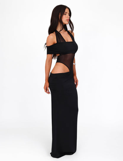 EMBERLAIN DRESS - BLACK