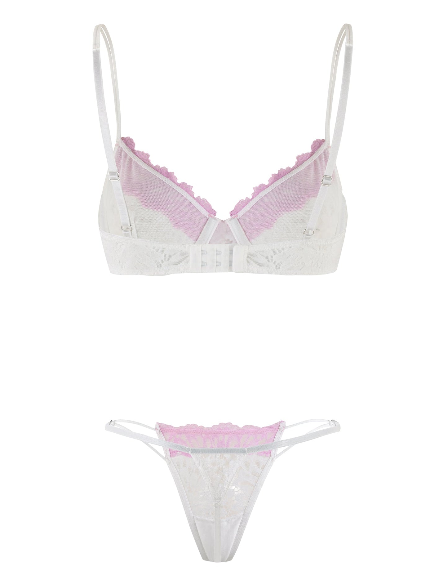 DEVYN SET - MULTI : WHITE/ PINK