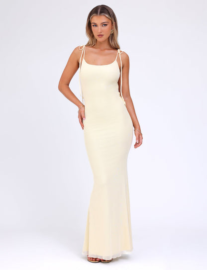 CYRIL DRESS - YELLOW : LEMON