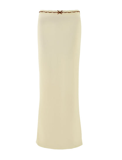 FENNEL SKIRT - YELLOW : PALE YELLOW