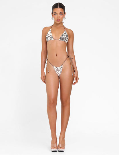 AVE BIKINI BOTTOM - NEUTRAL : ZEBRA