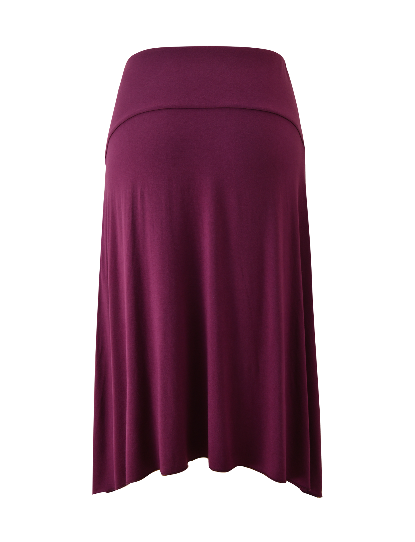 ALYSSA HI LO SKIRT - PLUM