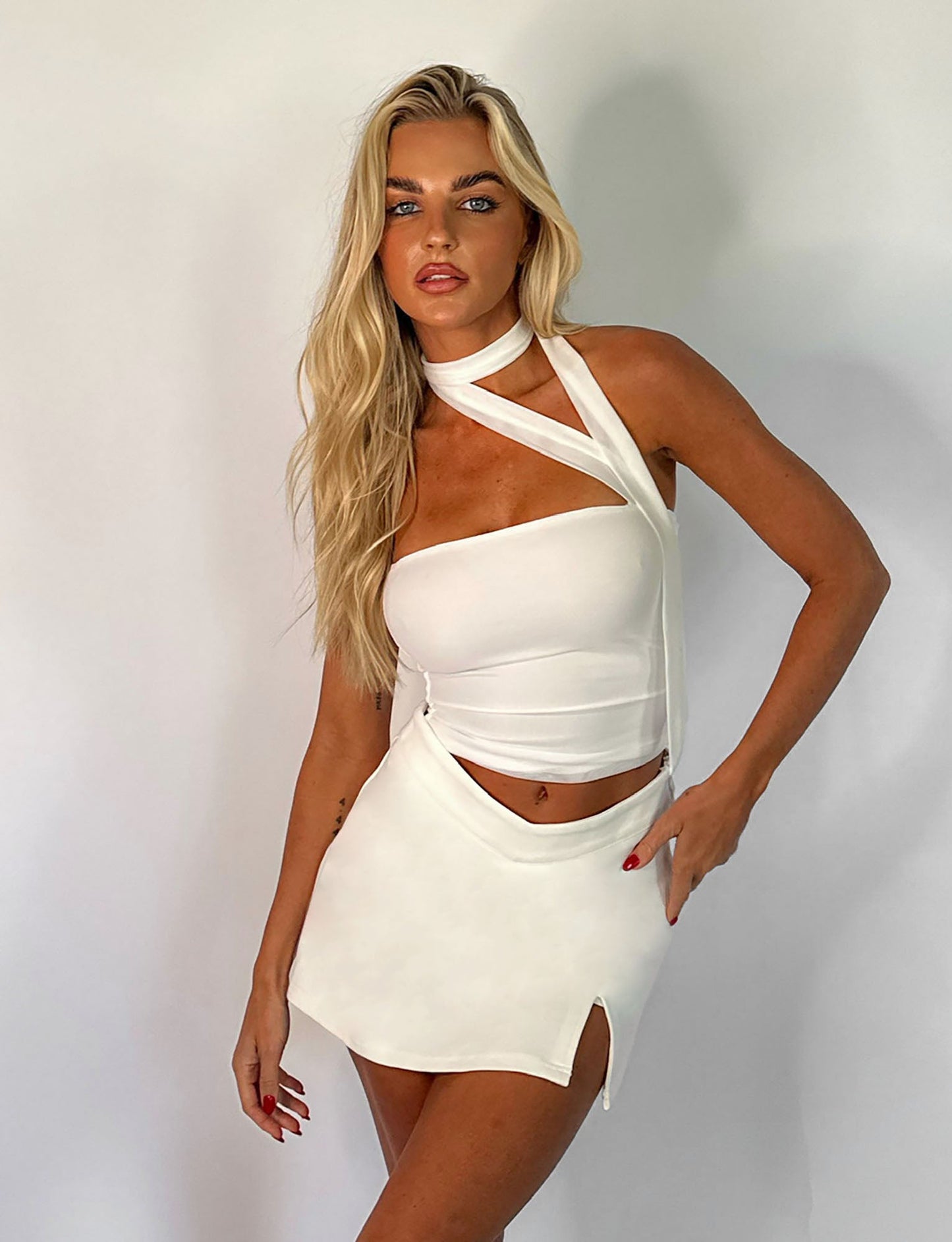 DAPHNIE SKORT - WHITE