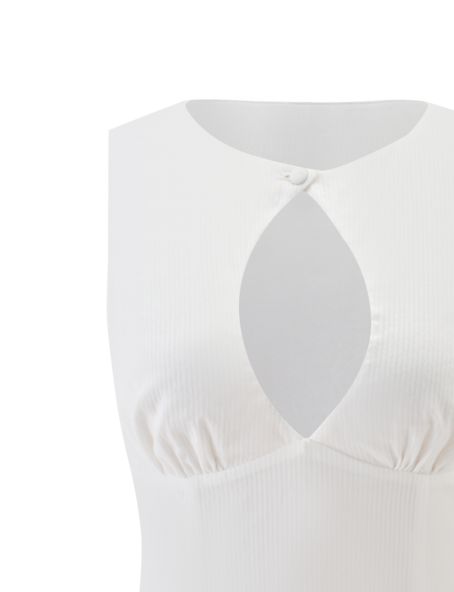 ANIYA KEYHOLE TOP - WHITE