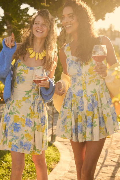 Beauty Within Floral Buttoned Tiered Ruffle Romper