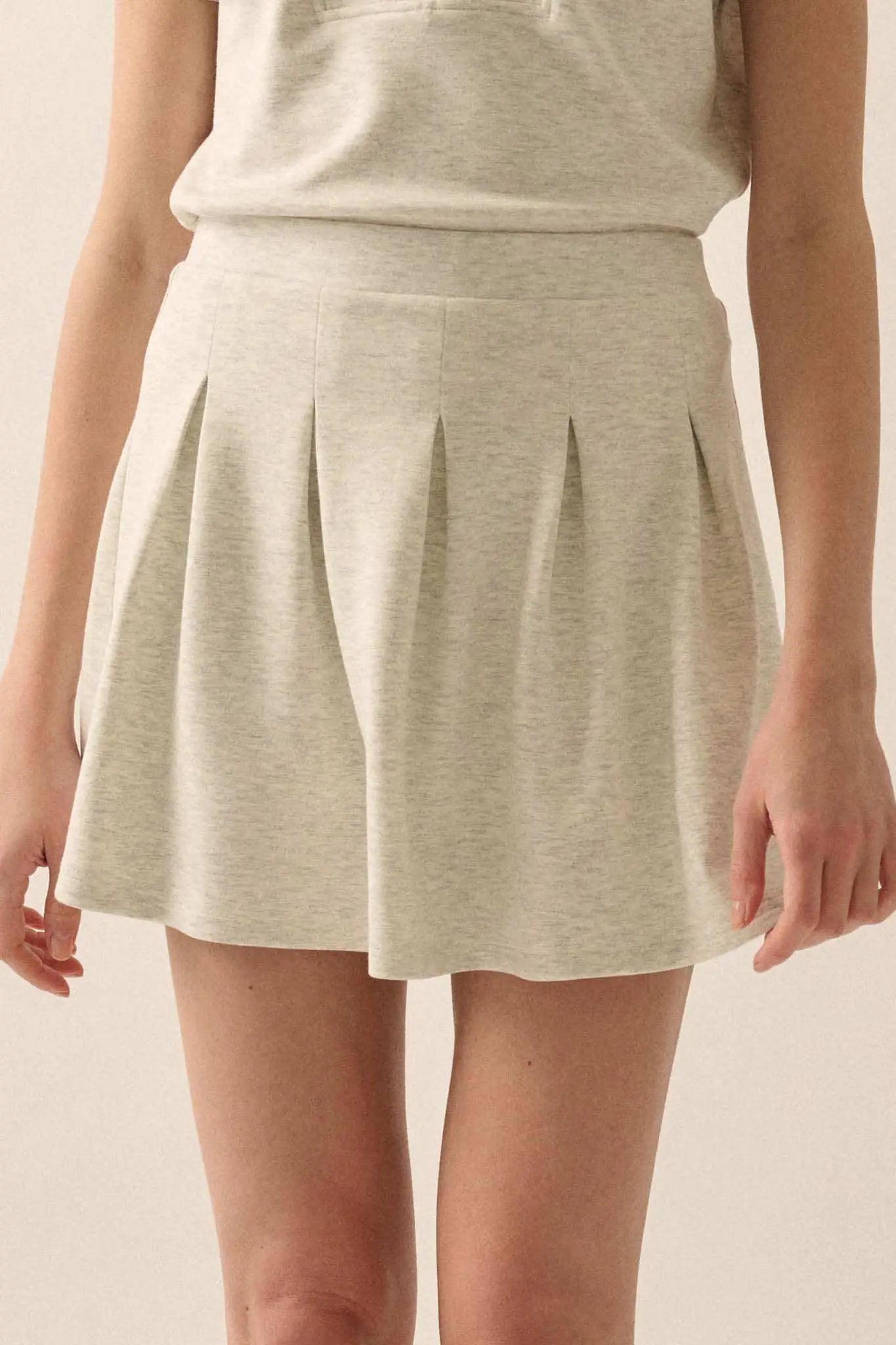 Premium Scuba Pleated Tennis Skort